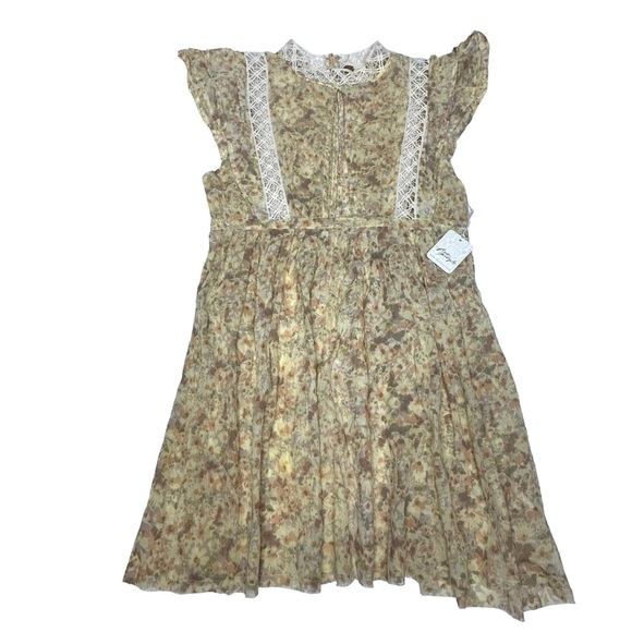 NWT Free People Eva Tunic Top/Mini Dress moon yellow xs - Picture 6 of 16